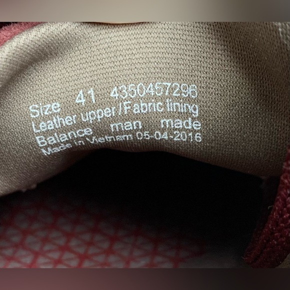 DANSKO Paisley Burgundy Red Waterproof Walking/Hiking Shoe - EU 41/US 10 - 10.5 - Picture 12 of 12